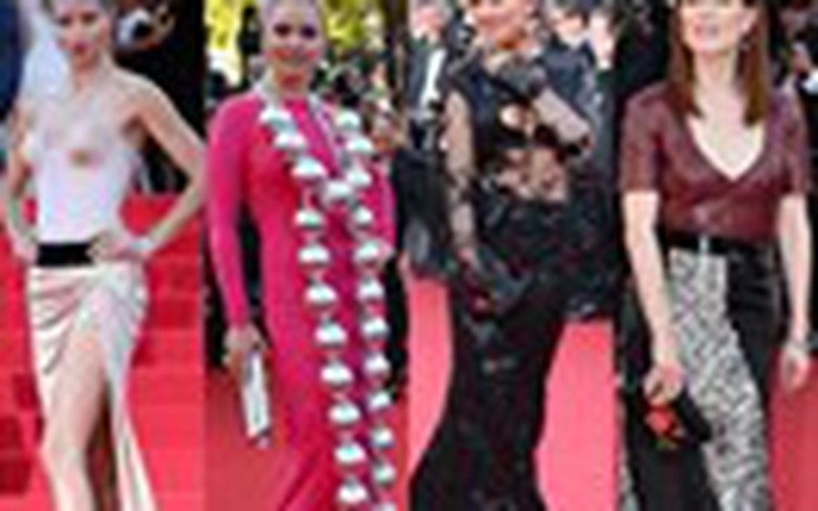 Thất bại thời trang trên thảm đỏ Cannes 2014
