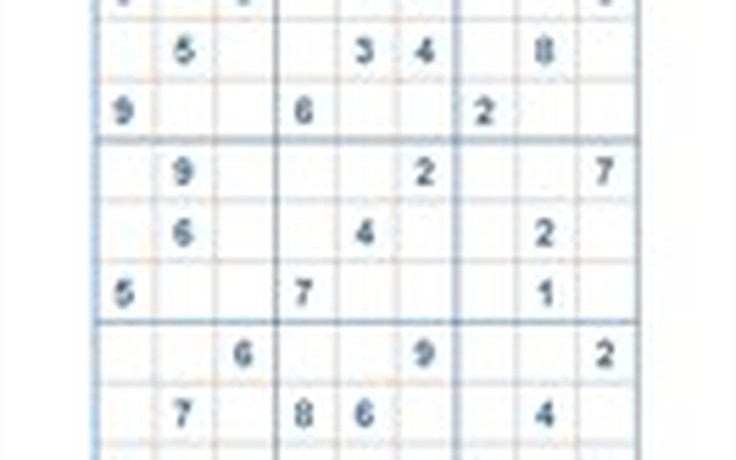 Mời các bạn thử sức với ô số Sudoku 2684 mức độ Khó