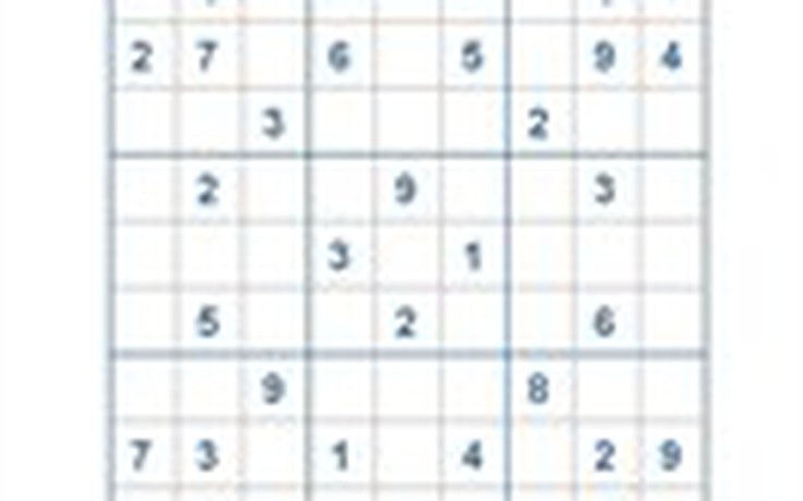Mời các bạn thử sức với ô số Sudoku 2688 mức độ Khó