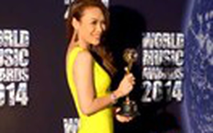 Mỹ Tâm nhận giải thưởng World Music Awards 2014