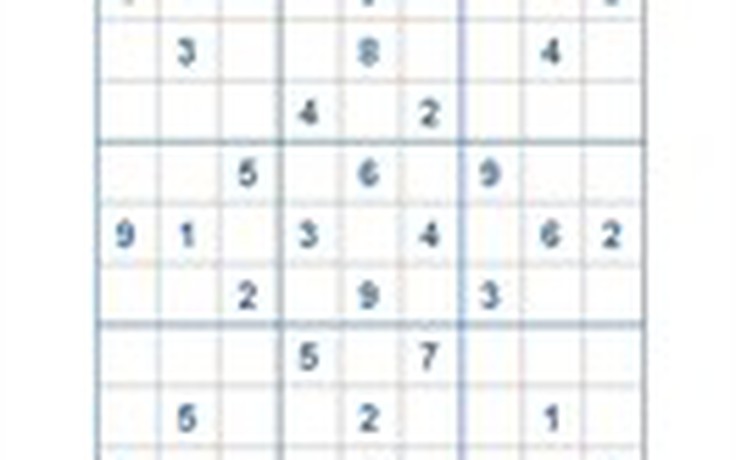 Mời các bạn thử sức với ô số Sudoku 2758 mức độ Khó