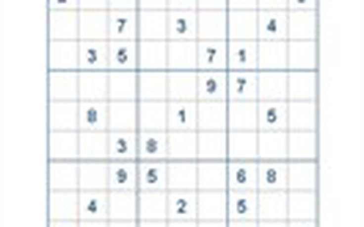 Mời các bạn thử sức với ô số Sudoku 2757 mức độ Khó