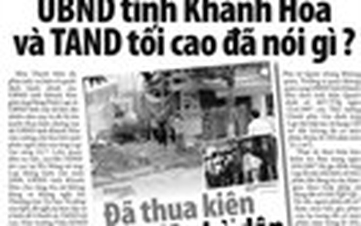 Đã thua kiện còn dỡ nhà dân: Tòa đúng hay sai thì vẫn phải thượng tôn pháp luật