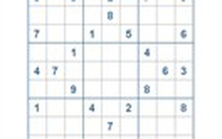 Mời các bạn thử sức với ô số Sudoku 2778 mức độ Khó
