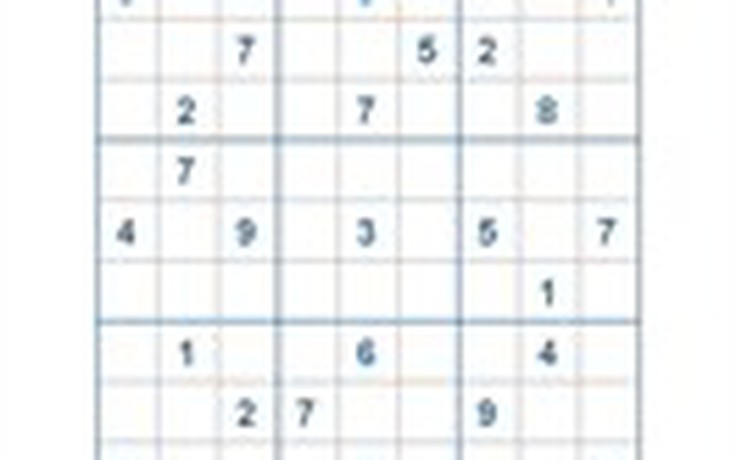 Mời các bạn thử sức với ô số Sudoku 2781 mức độ Khó