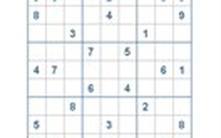 Mời các bạn thử sức với ô số Sudoku 2787 mức độ Khó