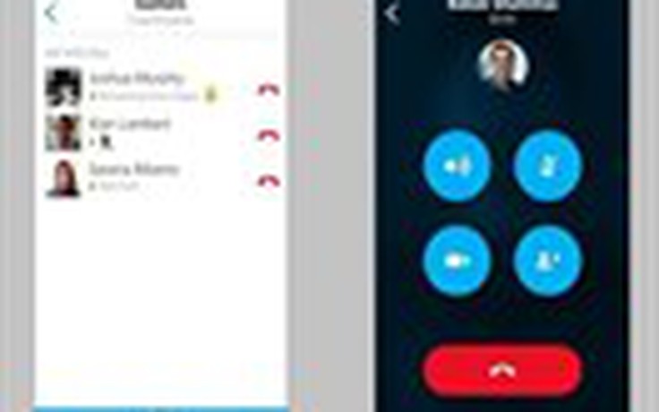 Skype trên iPhone hỗ trợ gọi nhóm