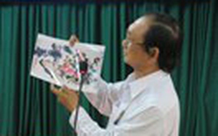 Họa sĩ Trương Hán Minh triển lãm và bán đấu giá tranh làm từ thiện