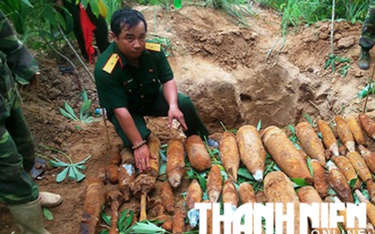 Phát hiện hầm bom đạn 'khủng' tại cửa khẩu quốc tế Lao Bảo