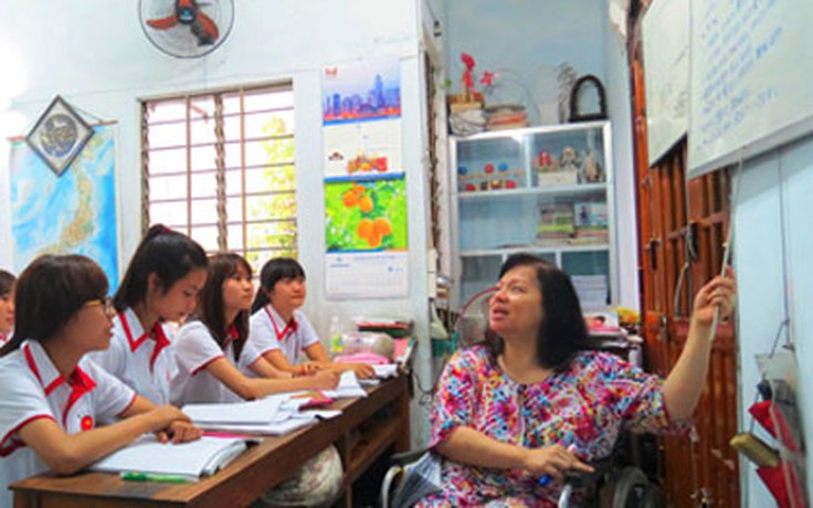 Phụ nữ vượt khó: Lớp học của cô giáo khuyết tật