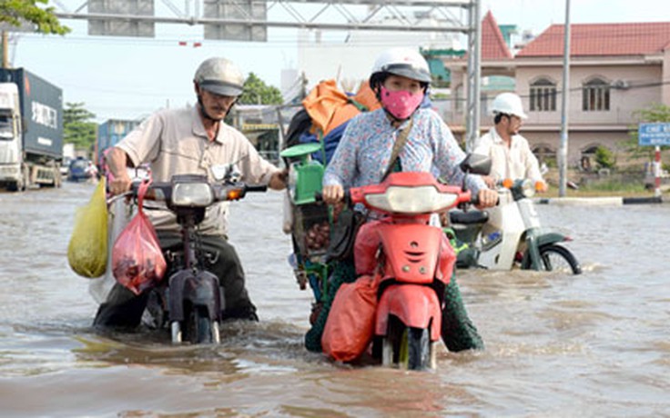 Nam bộ tiếp tục đối mặt với triều cường