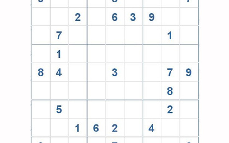 Mời các bạn thử sức với ô số Sudoku 2882 mức độ Khó
