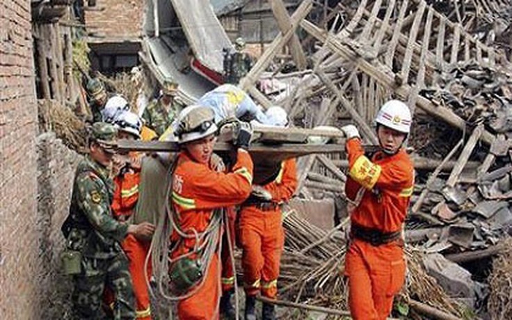 Động đất 6,3 độ Richter ở Tứ Xuyên, Trung Quốc