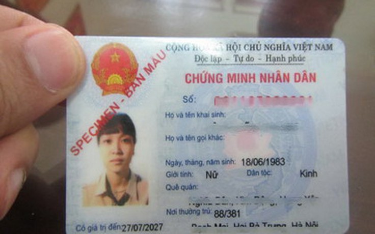 Từ 1.1.2016, thẻ căn cước công dân sẽ thay CMTND