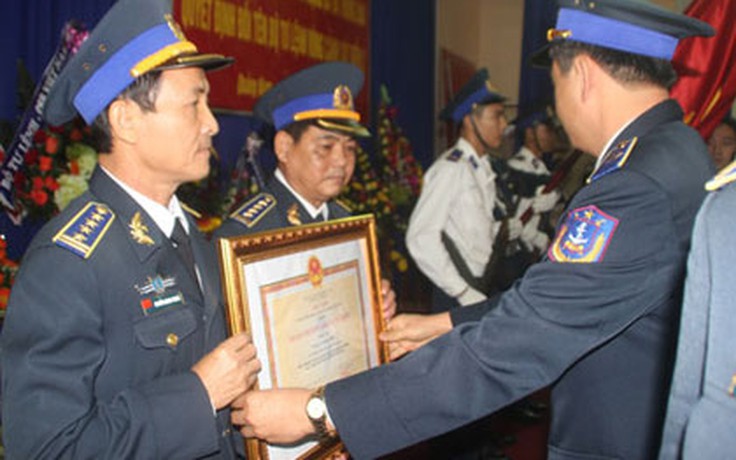 Vùng cảnh sát biển 2 đón nhận Huận chương Bảo vệ Tổ quốc hạng 3