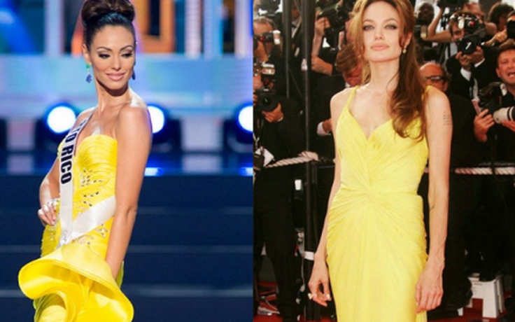 'Bản sao' Angelina Jolie giành giải Trang phục dạ hội Miss Universe 2013