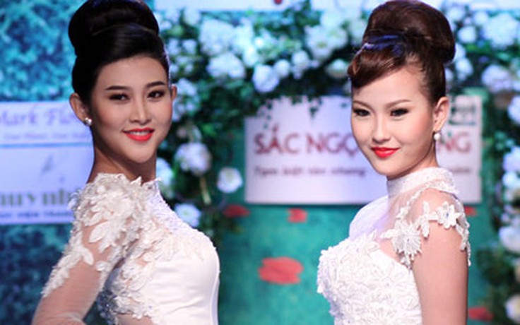 Chân dài Việt đồng loạt làm 'cô dâu' xinh đẹp