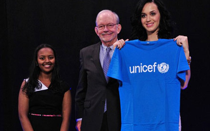 Katy Perry làm Đại sứ Thiện chí của UNICEF