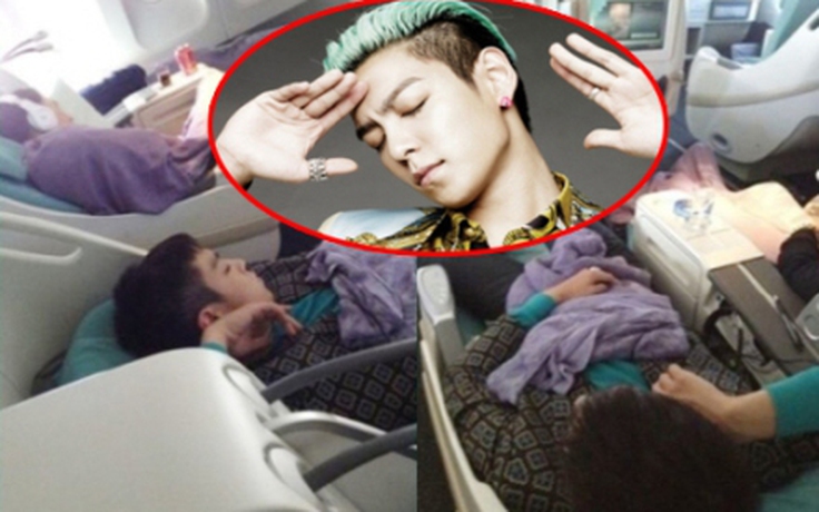 Fan Trung Quốc bị "chê trách" vì chụp lén sao Big Bang ngủ trên máy bay