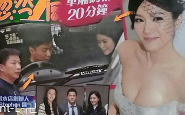 Ngôi sao TVB bị phát hiện vụng trộm với một đại gia ngay trong xe hơi