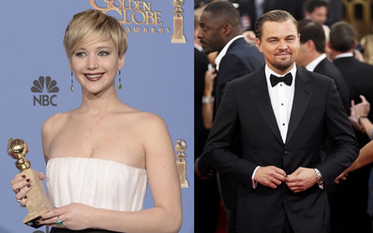 Jennifer Lawrence, Leonardo Dicaprio rinh giải Quả cầu vàng 2014