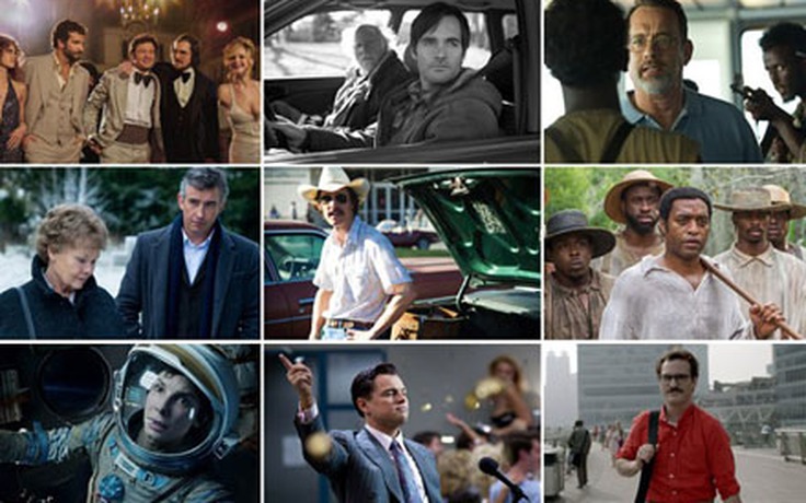 Nhìn lại 9 đề cử phim hay nhất của Oscar 2014