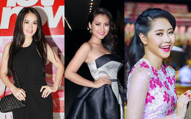 ‘Ma nữ’ Tú Vi 'đối đầu' Tường Vy, Ngọc Lan tại HTV Awards 2014
