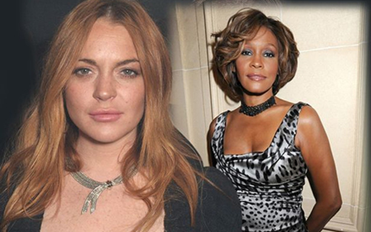 Lindsay Lohan kể từng cuộn túi bọc xác Whitney Houston