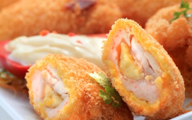 Gà cuộn bách hoa cho ngày cuối tuần