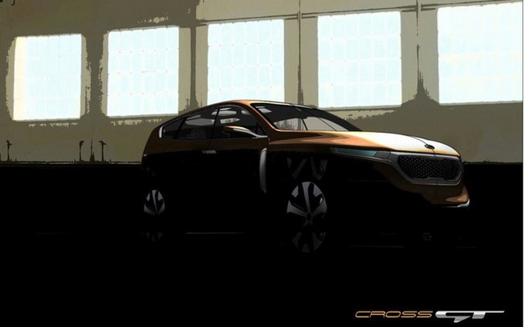 KIA hé lộ mẫu Cross GT với thiết kế mới