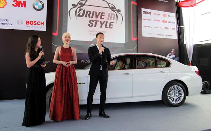 Tóc Tiên, Kim Lý xuất hiện đầy ấn tượng tại Drive in Style