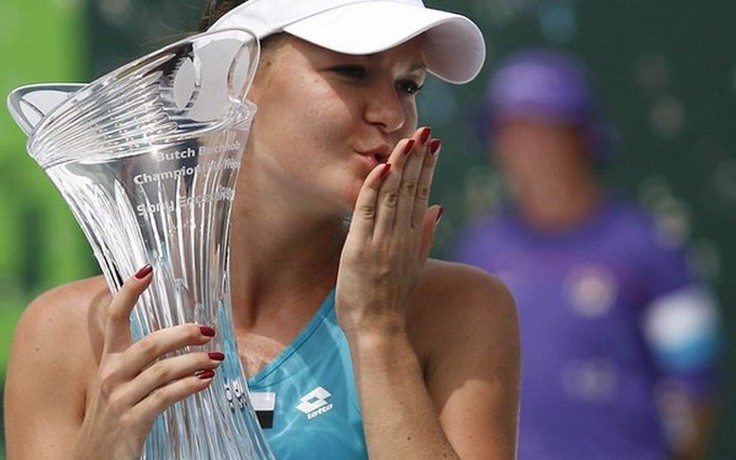 Agnieszka Radwanska đăng quang giải Sony Ericcson Open 2012