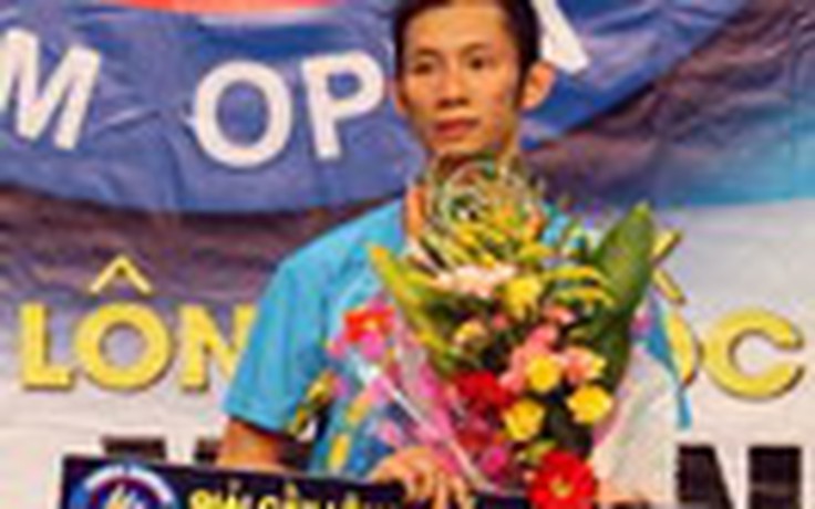 Tiến Minh đăng quang tại giải Việt Nam mở rộng 2012