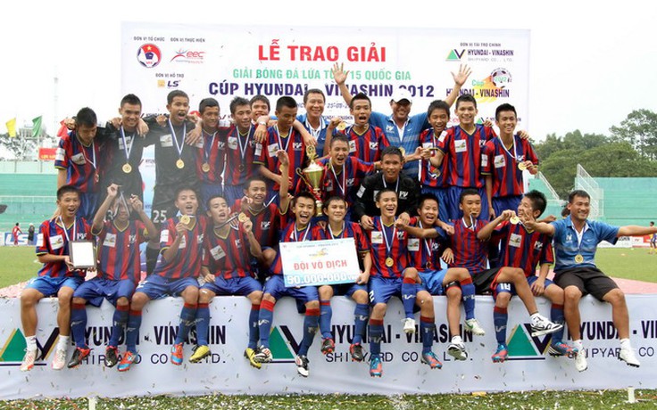 U.15 PVF vô địch giải U.15 quốc gia 2012