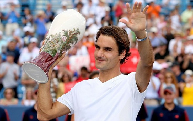 Roger Federer lần thứ 5 lên ngôi ở Cincinnati