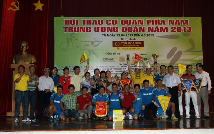 Báo Thanh Niên nhất toàn đoàn Hội thao cơ quan phía nam Trung ương Đoàn 2013