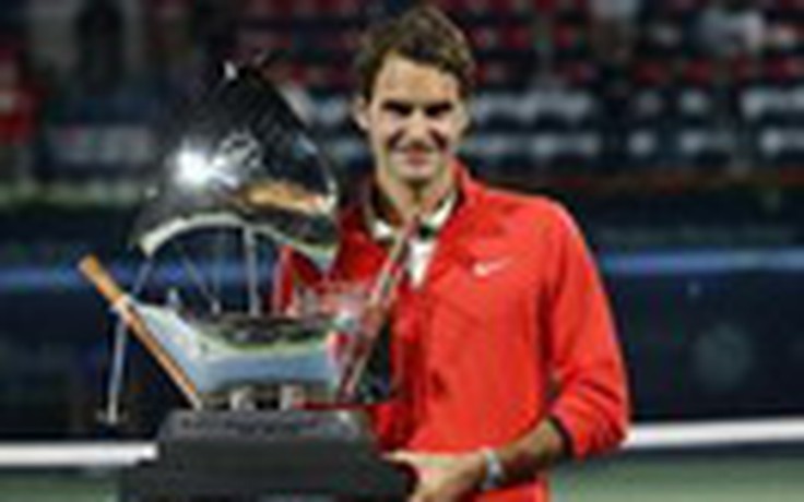 Federer lần thứ 6 đăng quang tại Dubai