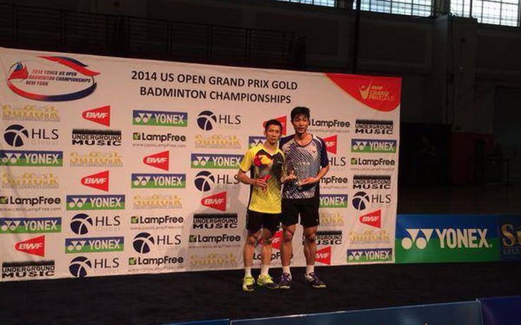 Tiến Minh vô địch giải cầu lông Mỹ mở rộng 2014