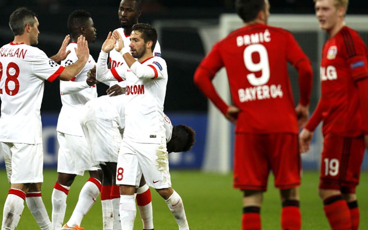 Bảng C Champions League: Thắng Leverkusen 1-0, Monaco giành quyền tự quyết