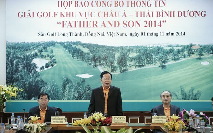 Giải golf 'hai thế hệ' Châu Á - Thái Bình Dương lần đầu tổ chức ở Việt Nam