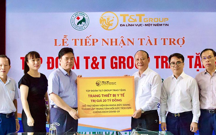 T&T Group tài trợ 20 tỉ đồng cho Bệnh viện Đức Giang lập ICU chống dịch