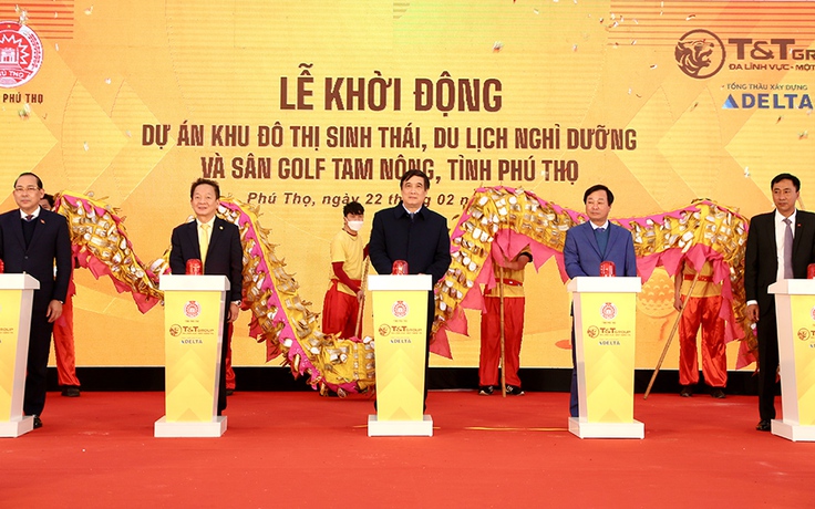 'Bầu Hiển' khởi động dự án khu đô thị, sân golf 35.000 tỉ đồng tại Phú Thọ