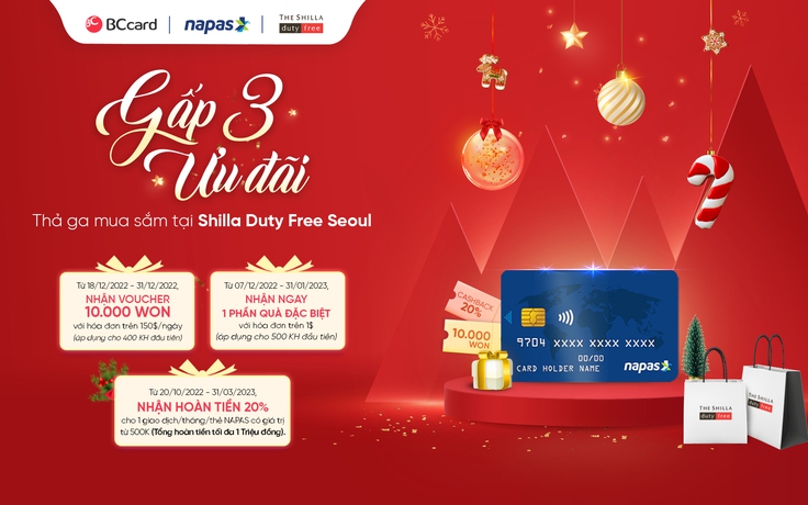 Hoàn tiền và nhiều quà tặng hấp dẫn cho chủ thẻ NAPAS chi tiêu tại Hàn Quốc
