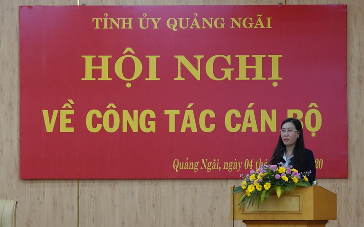 Bà Bùi Thị Quỳnh Vân được bầu làm Bí thư Tỉnh ủy Quảng Ngãi