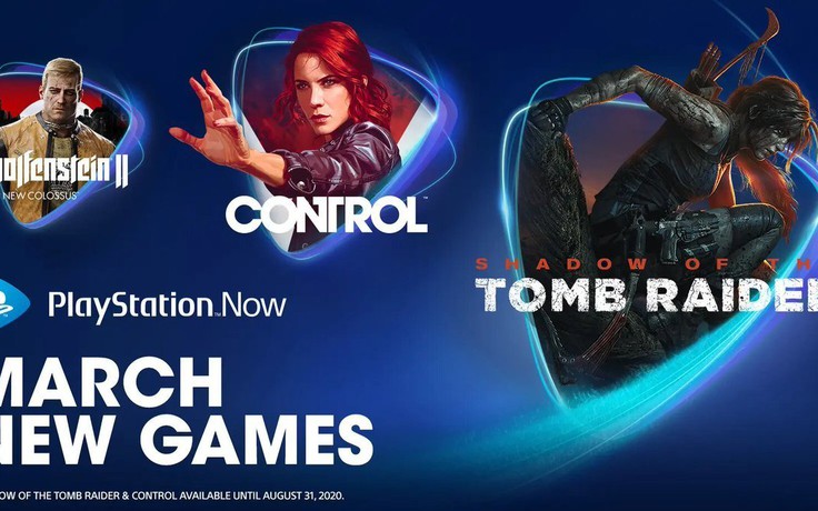 PlayStation Now 'chơi lớn' với Tomb Raider và Control
