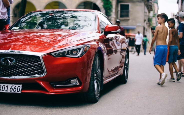 Infiniti Q60, chiếc ô tô đầu tiên từ Mỹ đến Cuba sau 58 năm