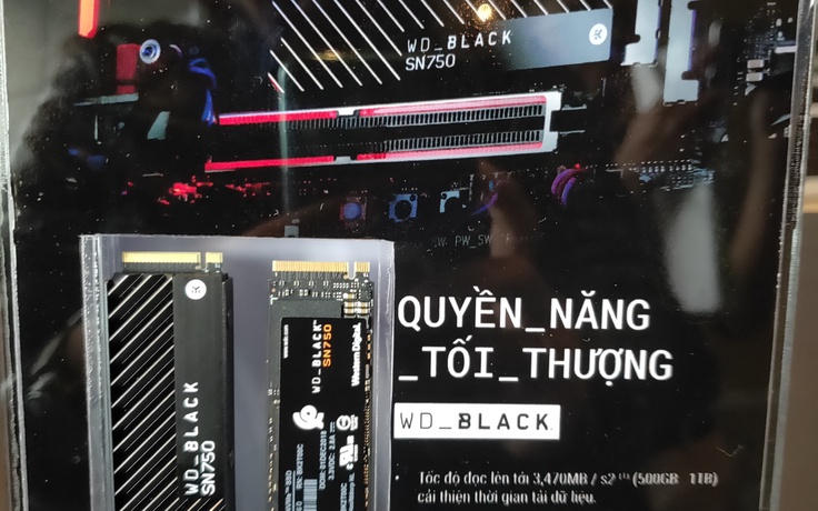 SN750 NVMe có nhiều mốc dung lượng cho game thủ thỏa sức 'cày cuốc'