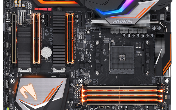 GIGABYTE ra mắt phiên bản bo mạch chủ X470 AORUS GAMING 7 WIFI-50 kỷ niệm 50 năm thành lập AMD