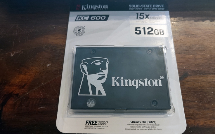 Kingston KC600 SATA SSD – Tốc độ cao, giá phù hợp