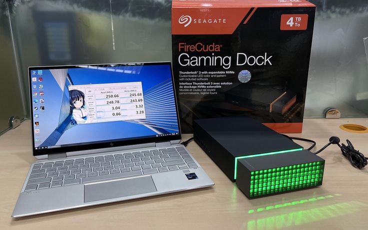 Seagate Firecuda Gaming Dock - Trung tâm lưu trữ đa chức năng cho game thủ
